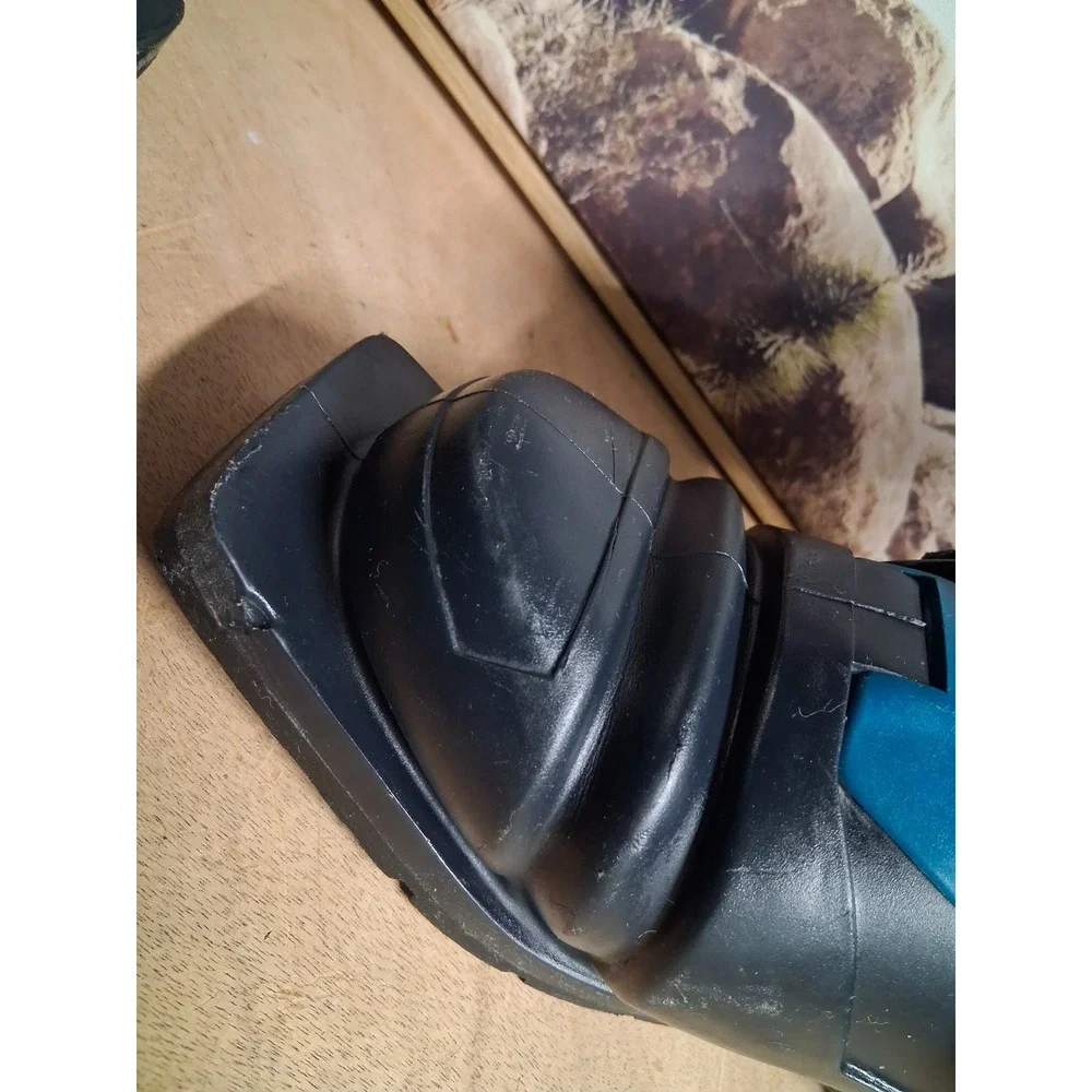 Scarpa T2 Telemark Ski Boots Mens Blue Black Backcountry Touring Size 8 8.5